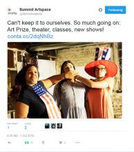 Like many of our adventures, it all started with a tweet!  Akron Art Prize 2016