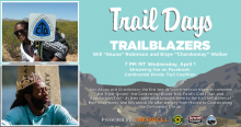 Virtual Trail Days: Trailblazers featuring Will “Akuna” Robinson and Elsye “Chardonnay” Walker