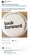 @CleveFoundation: "Volunteer, organize and donate!"