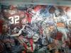 Cleveland sports heroes mural created from Etch-A-Sketch art