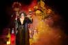 The Ghost of Christmas Present (actor David Anthony Smith) makes an impressive and magical entrance in Great Lakes Theater's 25th anniversary production of Charles Dickens' holiday classic "A Christmas Carol" at the Ohio Theatre, PlayhouseSquare. (Photography by Roger Mastroianni)