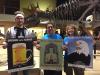 March leaders gave out free, commemorative, March for Science Cleveland posters at Cleveland Museum of Natural History's Think & Drink