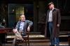Actors Tom Ford (right, as the seasoned playwright Sidney Bruhl) and Aled Davies (left, as Sidney's lawyer Porter Milgrim) discuss some suspicious details in the Great Lakes Theater production of Broadway's longest running comic thriller "Deathtrap" at the Hanna Theatre, PlayhouseSquare. (Photo by Roger Mastroianni)