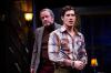 Suspense builds when actors Nick Steen (front, as the young writer Clifford Anderson) and Tom Ford (behind, as the seasoned playwright Sidney Bruhl) share a surprising moment in the Great Lakes Theater production of Broadway's longest running comic thriller "Deathtrap" at the Hanna Theatre, PlayhouseSquare. (Photo by Roger Mastroianni)