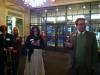 Chris Fornadel and Cleveland bloggers watch the creation of the perfect martini