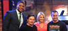 Rick Neumann with Michael J. Fox, Kelly Ripa, and Michael Strahan