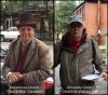 Tour guide Bob as "Levi Johnson" and at University Circle's CircleTrek Walking Tour